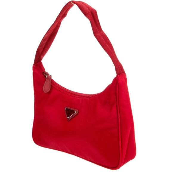 PRADA | Red Nylon Mini Bag - Picture 1 of 6